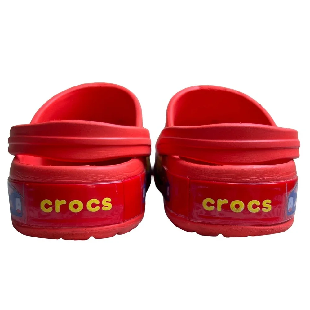 Crocs Disney Pixar Cars Lightning McQueen Clogs Red Men's 9 Women's 11 Y2K